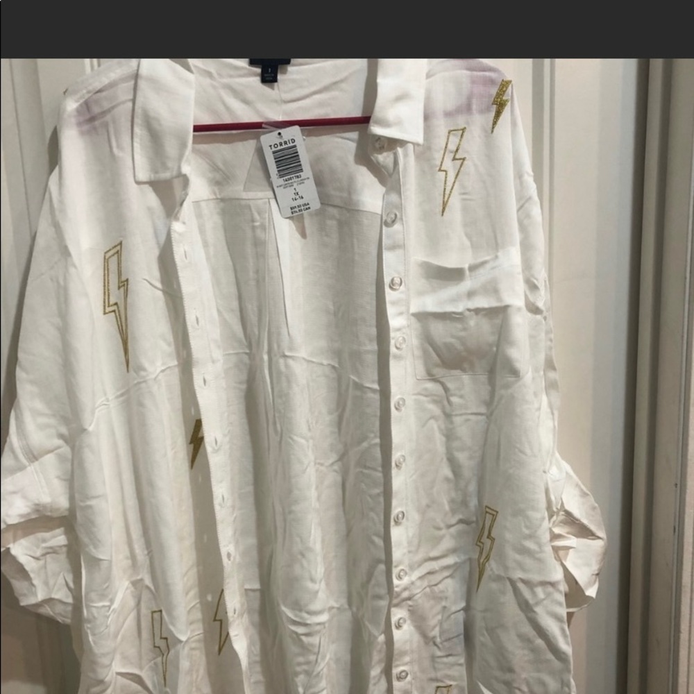 Torrid button down shirt